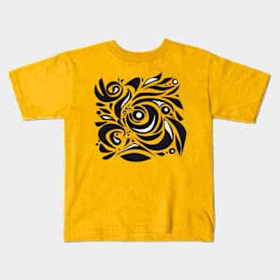 Abstract swoosh Kids T-Shirt